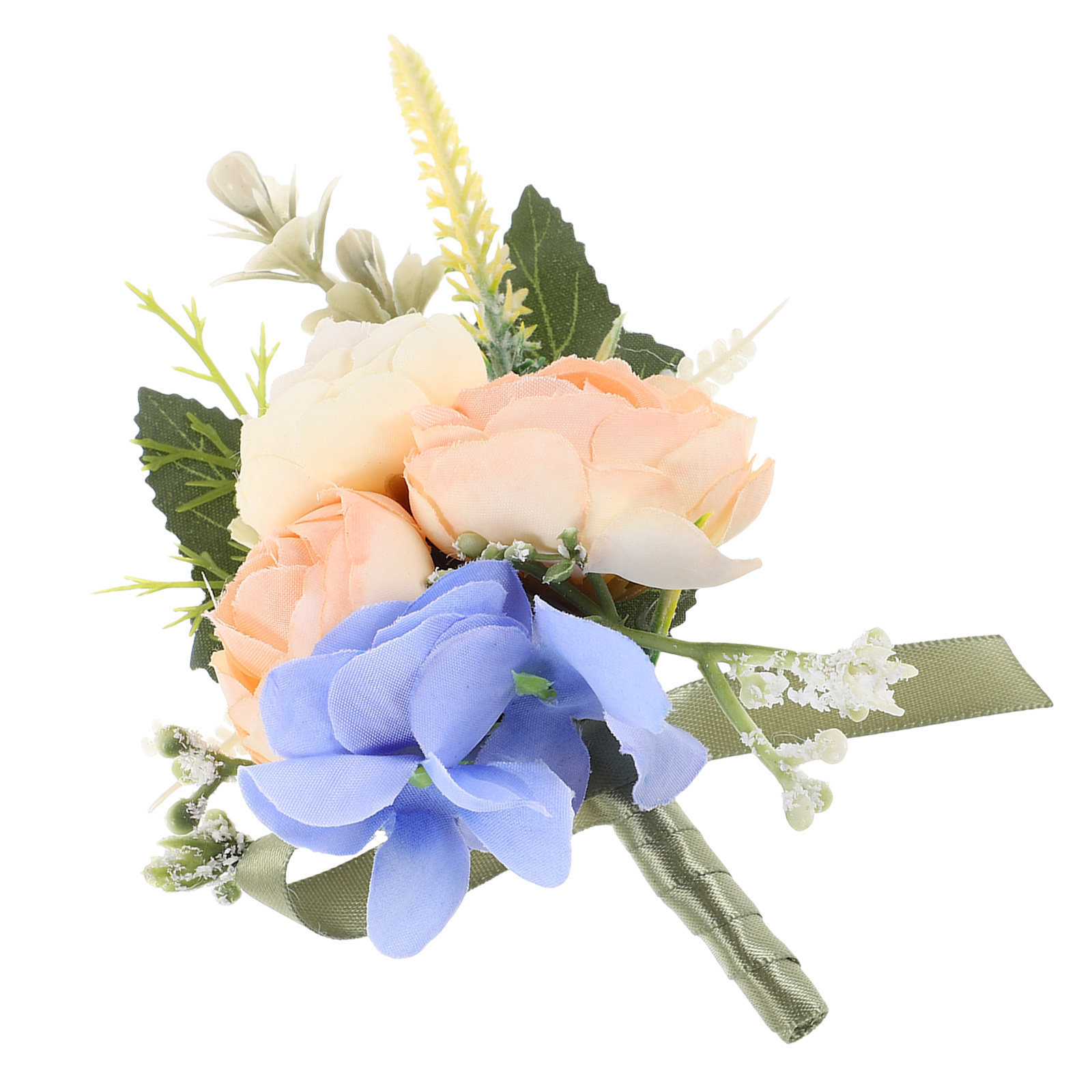 Men Accessories Elegant - Wedding Boutonniere Artificial Chest Flower Handmade