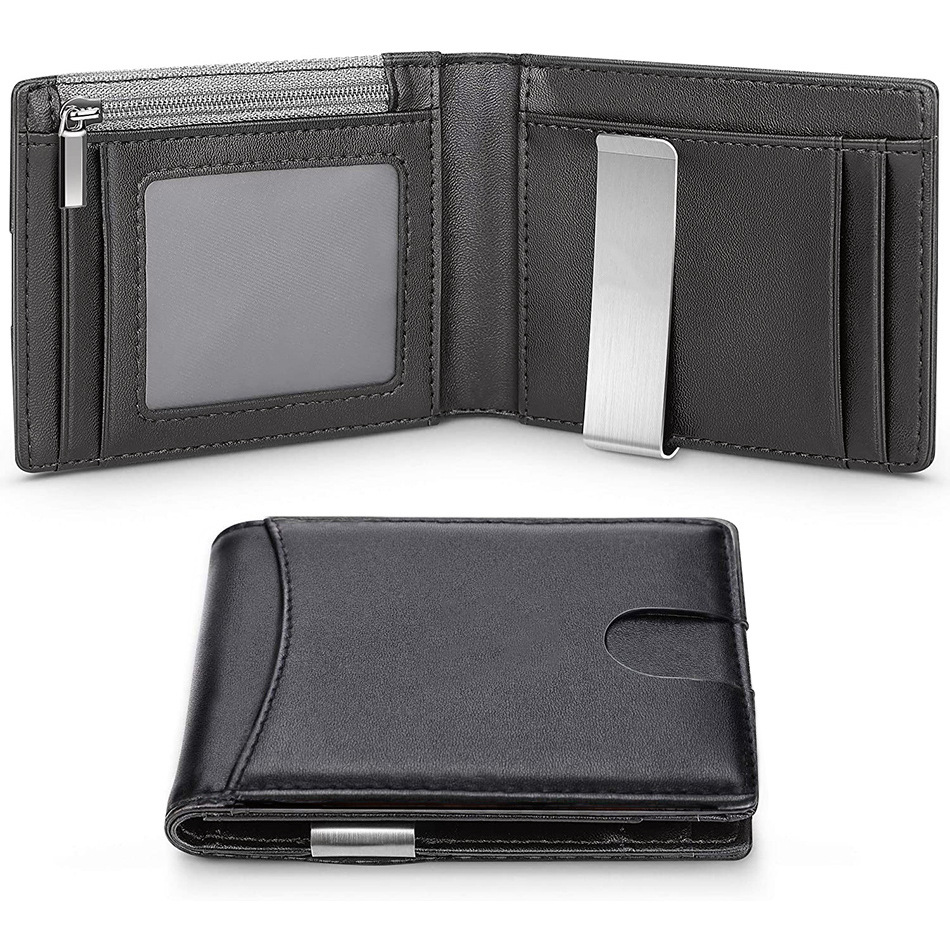 Money Clip Slim - Business Card Holder Smart Wallet RFID