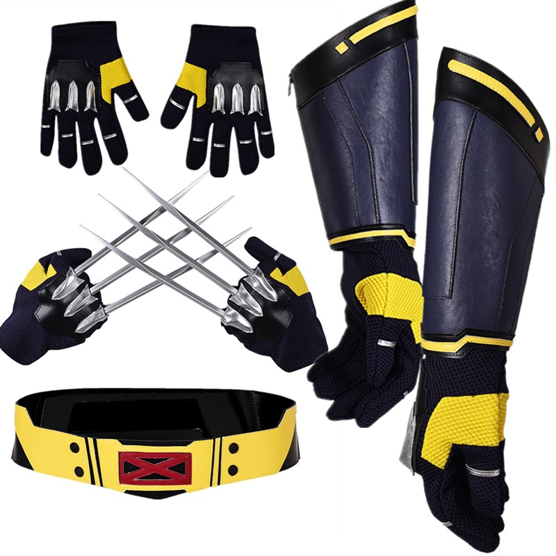 Men Accessories Style - Wolf Logan Cosplay Belt Gloves Claws