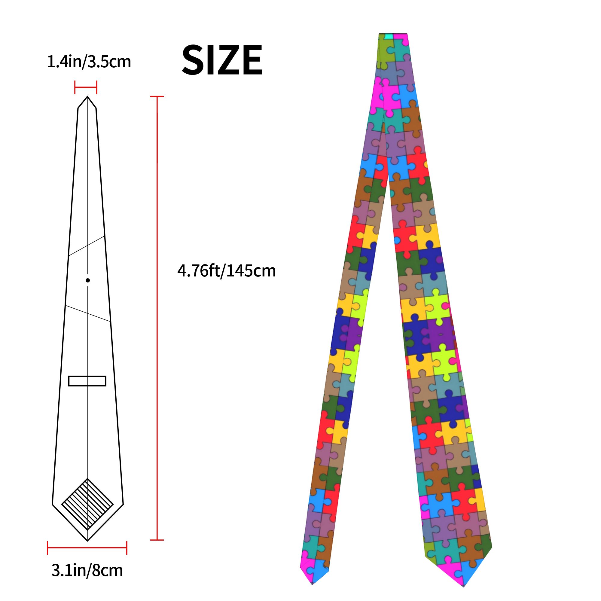 Dark Gradient Puzzle Tie  Wedd - đánh giá và giá Men Accessories Elegant