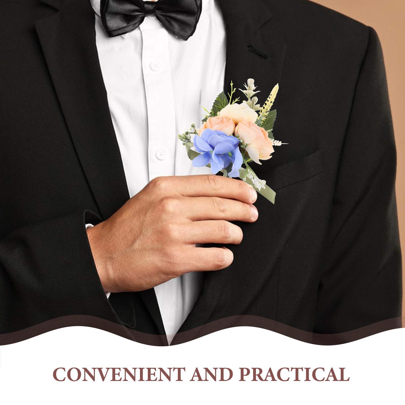 Wedding Boutonniere Artificial - đánh giá và giá Men Accessories Elegant