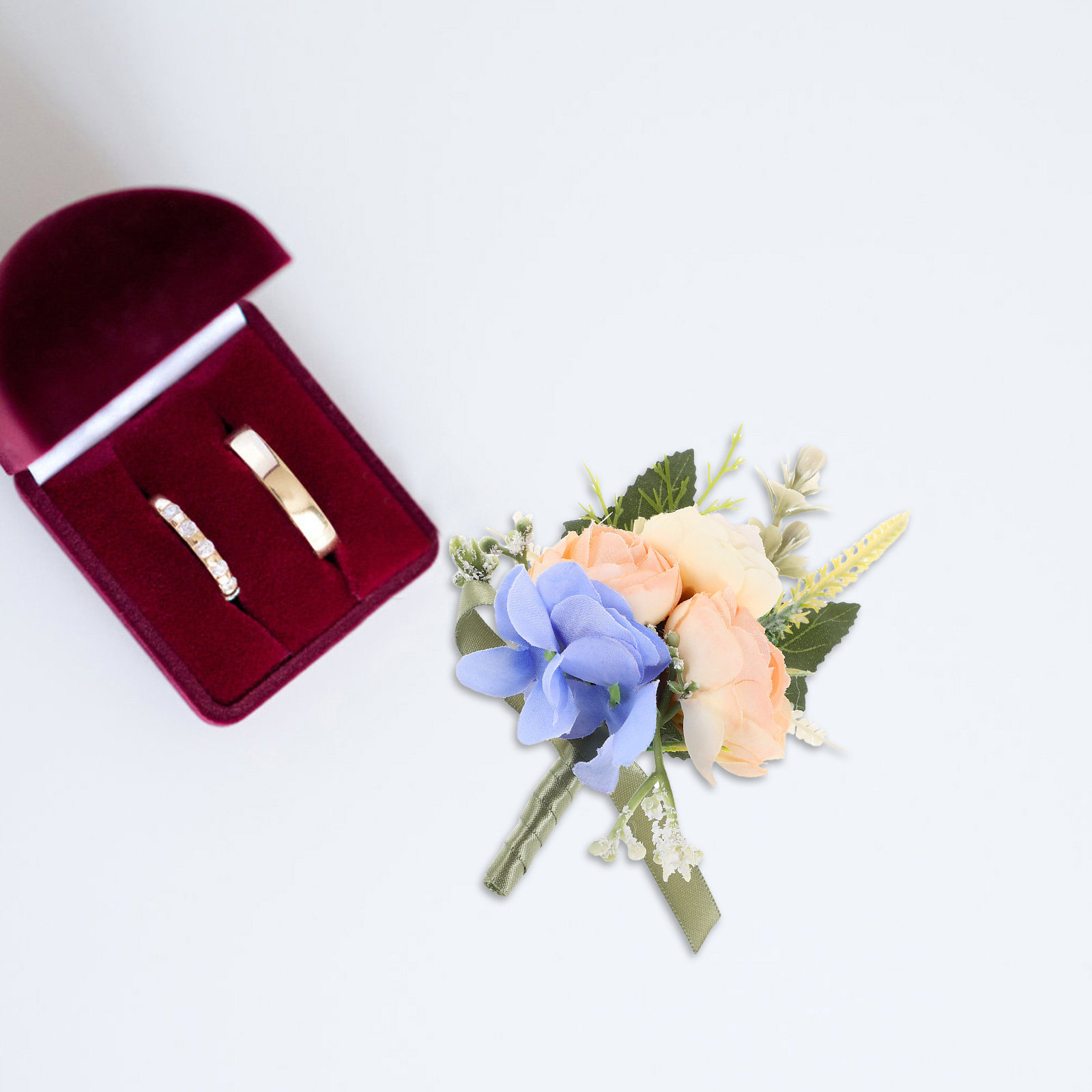 Wedding Boutonniere Artificial - đánh giá và giá Men Accessories Elegant
