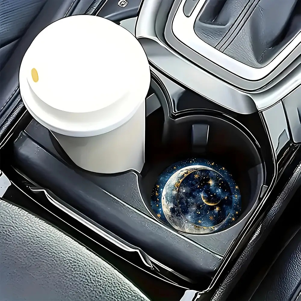 2pcs Starry Night Moon Car Cup - đánh giá và giá Men Accessories Elegant