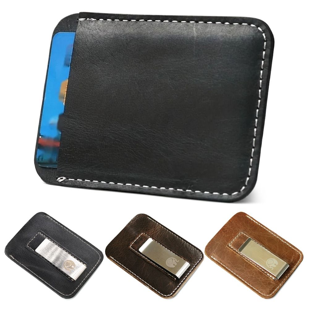 New Leather Genuine Leather Mo - đánh giá và giá Money Clip Slim