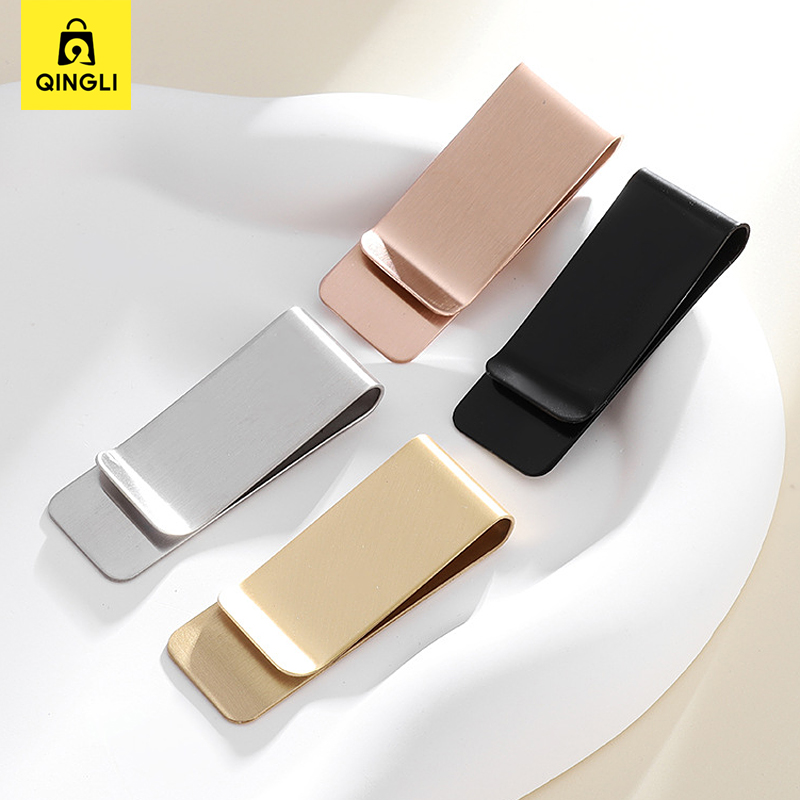 Brushed Metal Cash Clip Wallet - đánh giá và giá Money Clip Slim