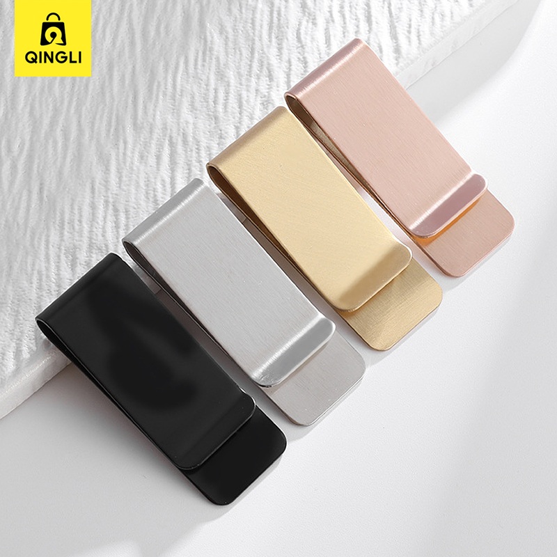 Brushed Metal Cash Clip Wallet - đánh giá và giá Money Clip Slim