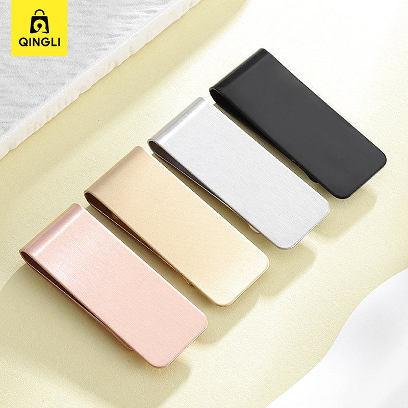 Brushed Metal Cash Clip Wallet - đánh giá và giá Money Clip Slim