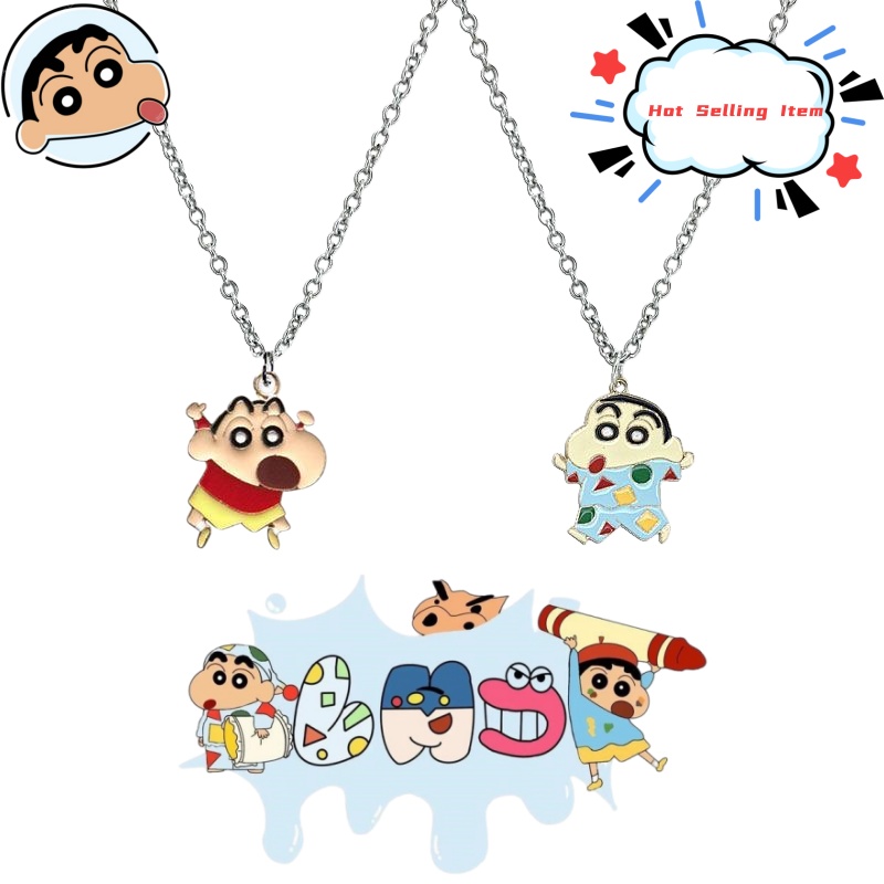 Crayon Shin-chan cartoon neckl - đánh giá và giá Men Accessories Style