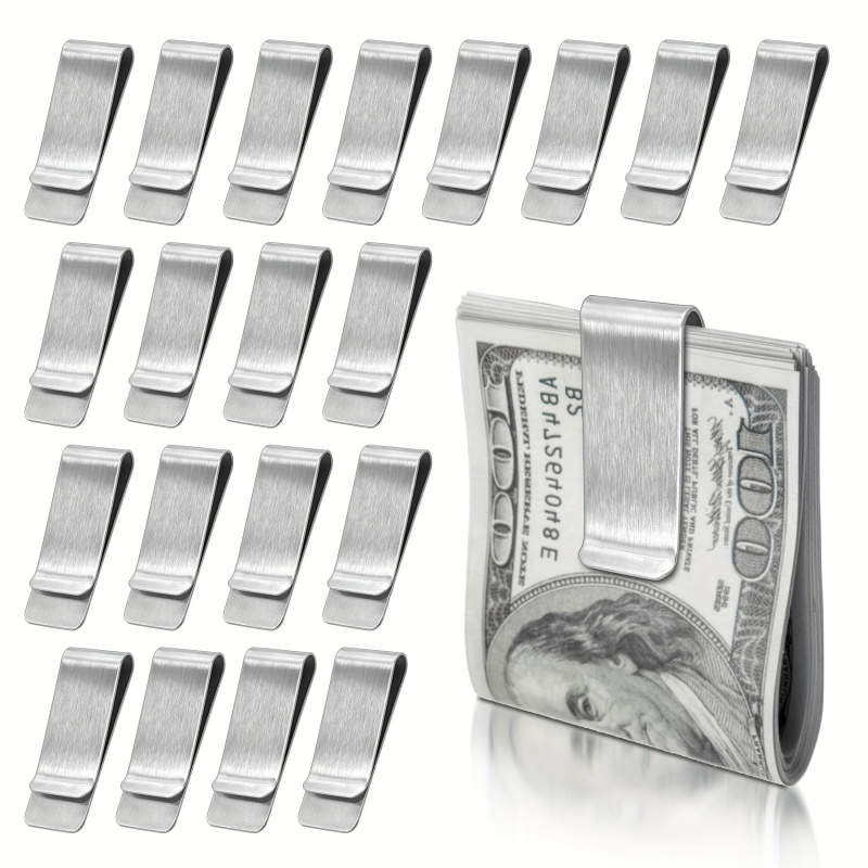 20PCS Stainless Steel Silver S - đánh giá và giá Money Clip Slim