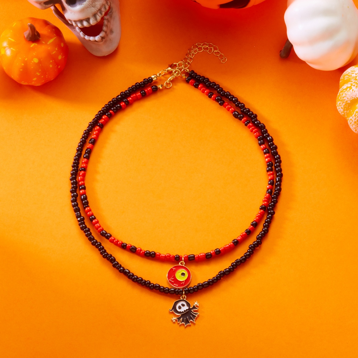 Double Layer Evil Eye Pendant  - đánh giá và giá Men Accessories Evil Eye